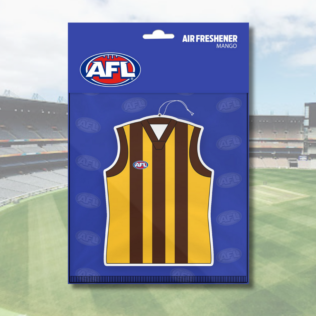 AFL Hawthorn Guernsey Car Air Freshener