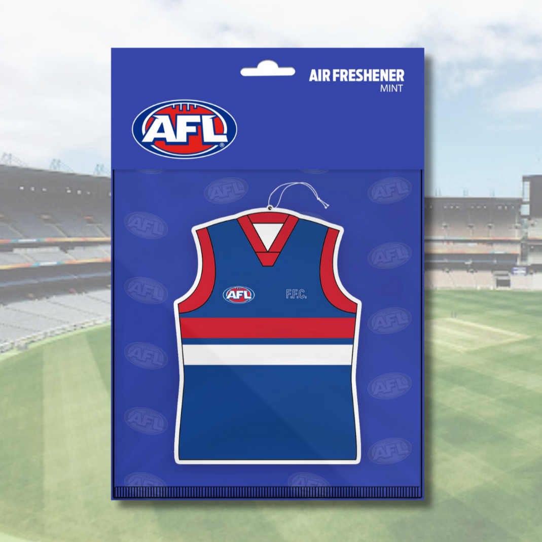 AFL Western Bulldogs Guernsey Car Air Freshener