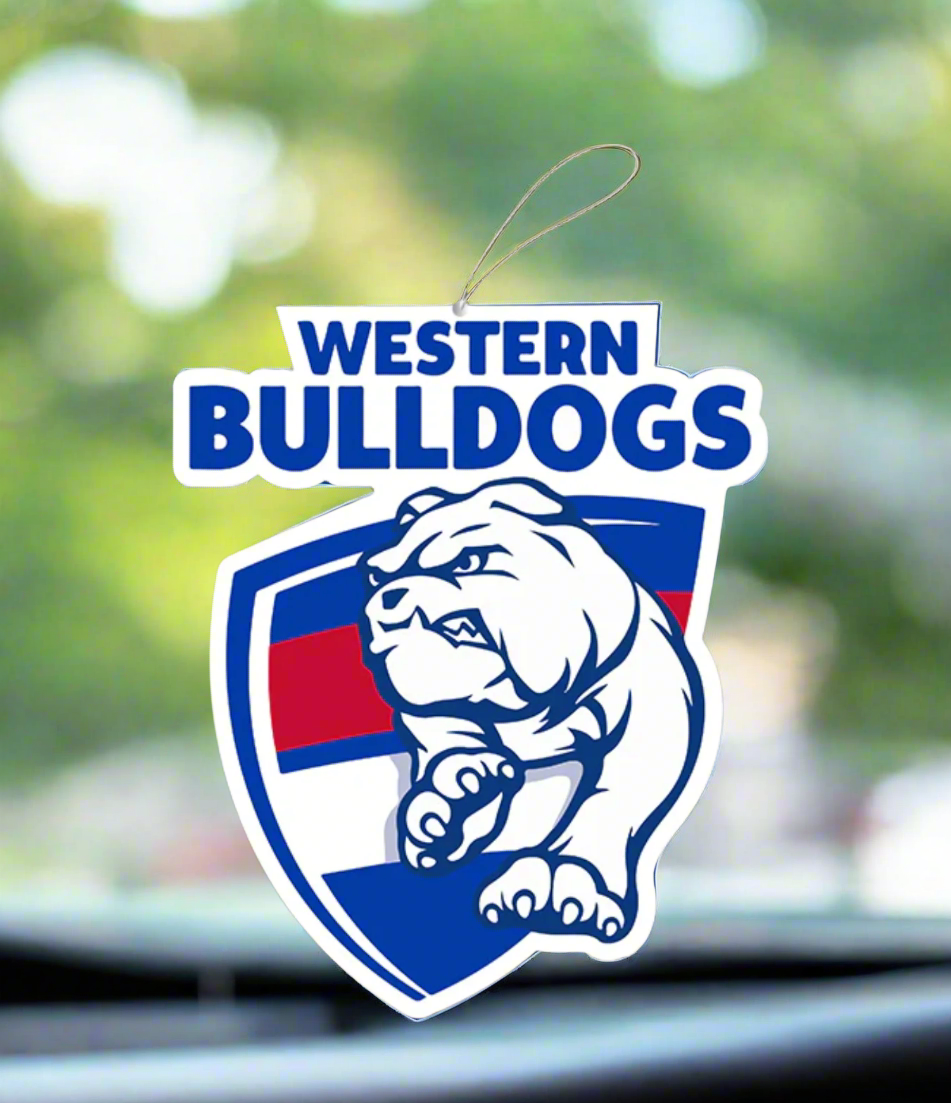 Western Bulldogs hanging car air freshener