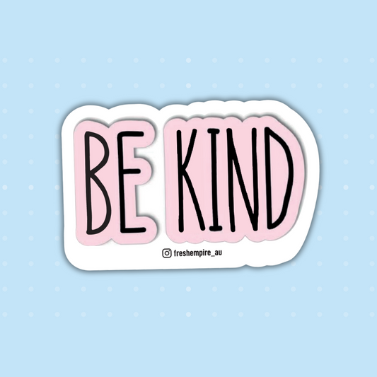 Be Kind car air freshener