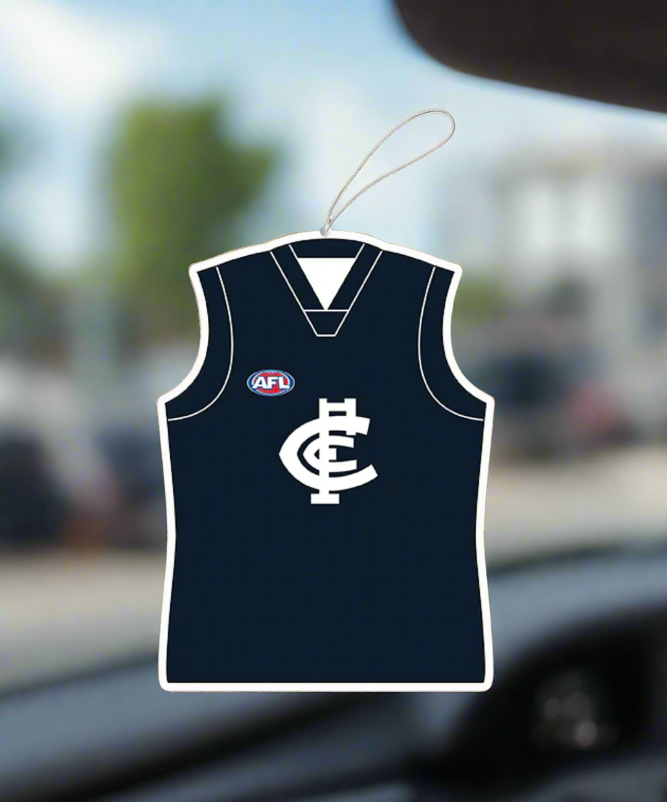 Carlton AFL hanging air freshener