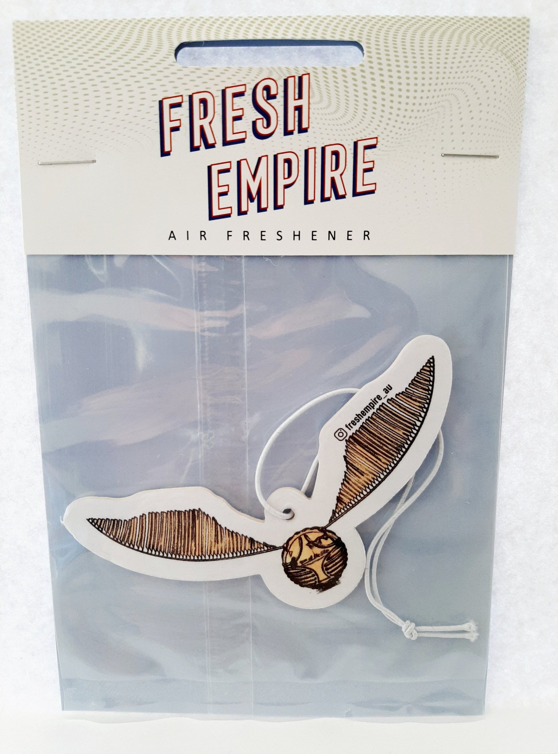 Fresh Empire Golden Snitch Harry Potter Car Air Freshener