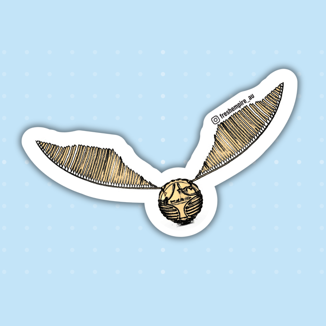 Harry Potter Golden Snitch Car Air Freshener