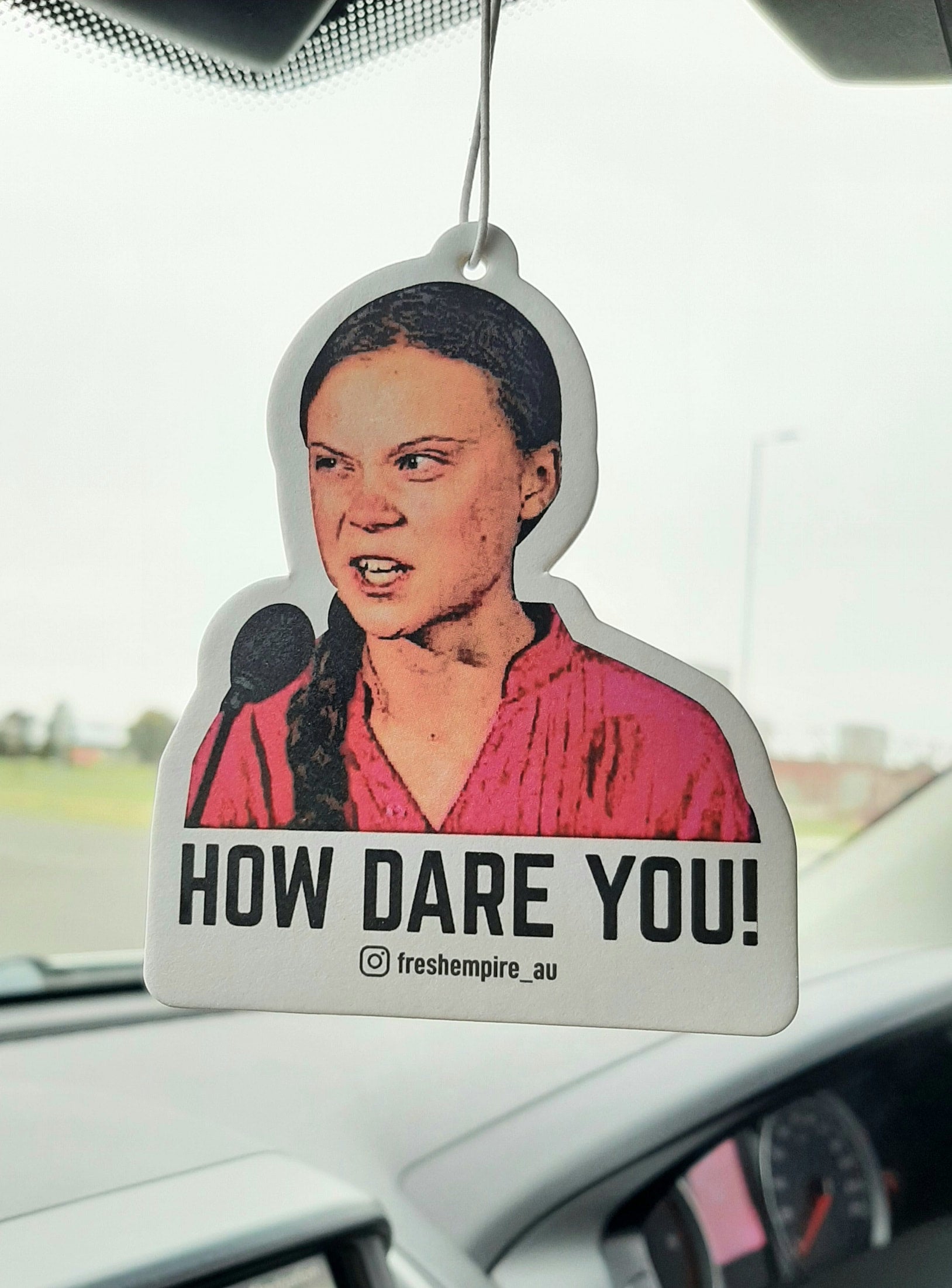 Fresh Empire Greta How Dare You Air Freshener