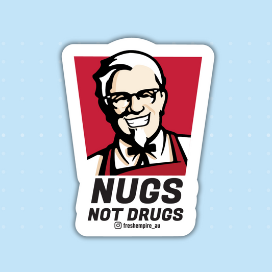 Nugs Not Drugs Chicken Nuggets Car Air Freshener
