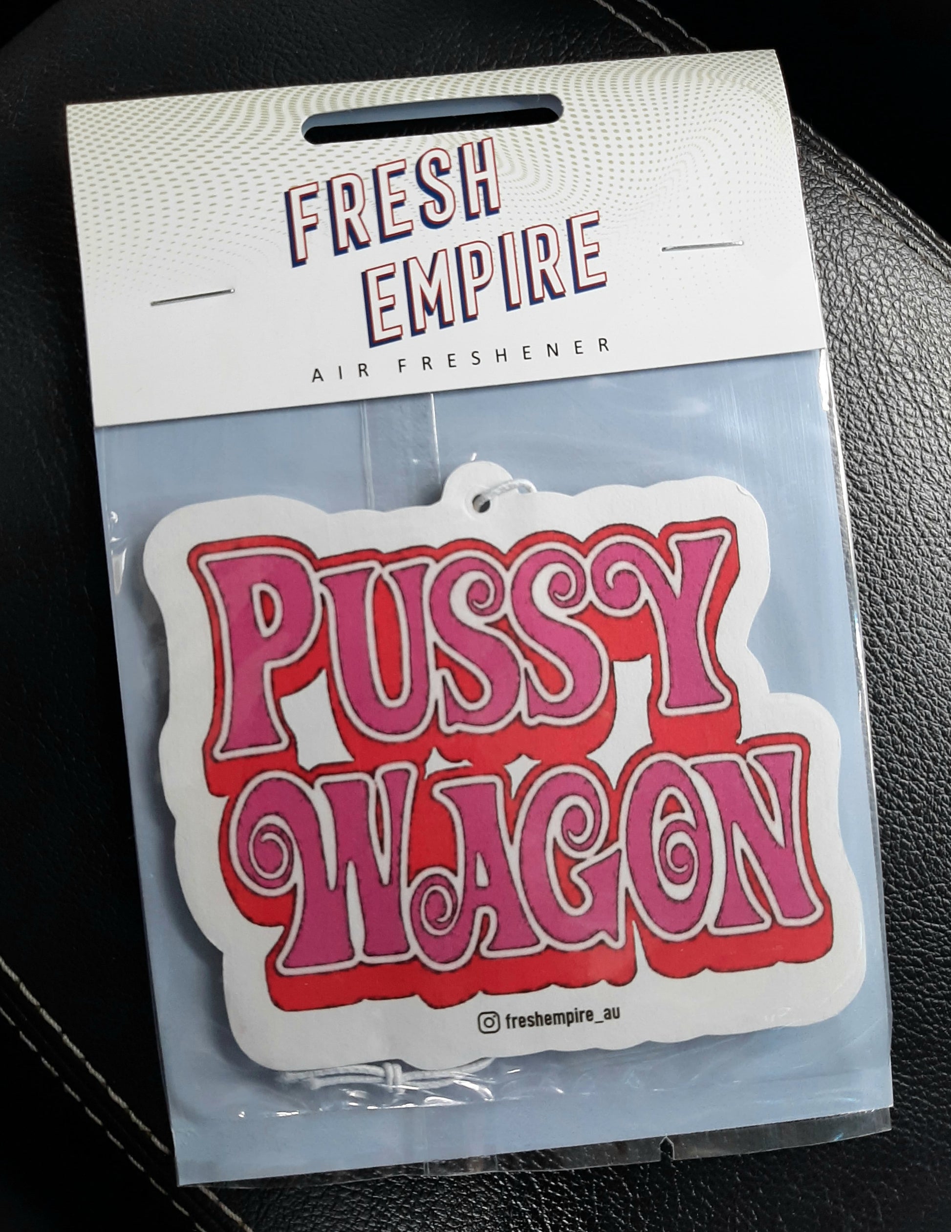 Fresh Empire Unique Pussy Wagon Car Air Freshener