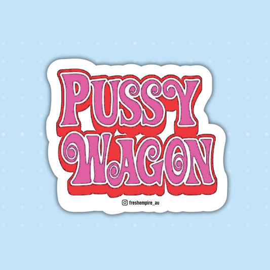 Pussy Wagon Car Air Freshener