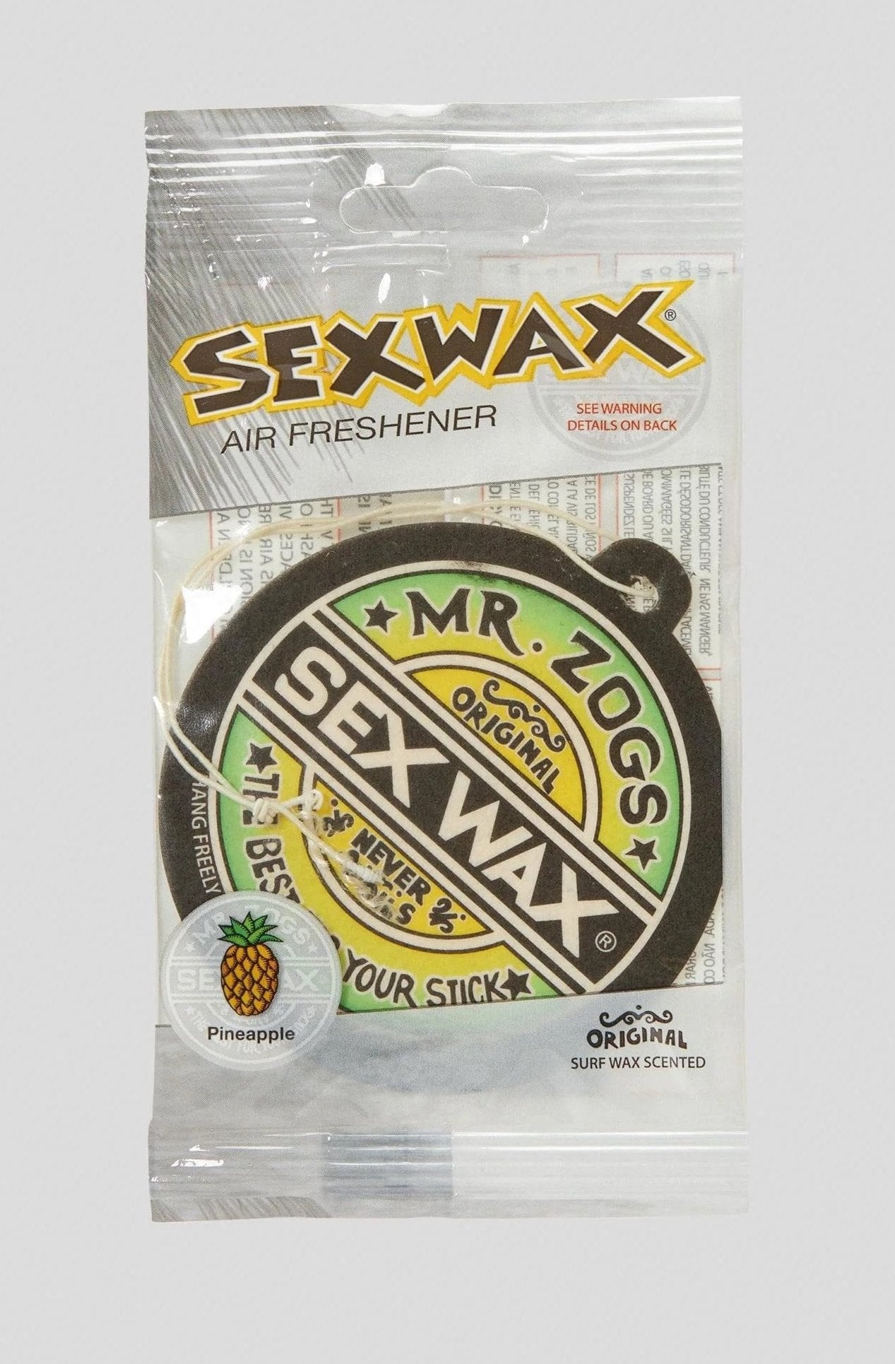 Sex Wax Vehicle Air Freshener - Pineapple