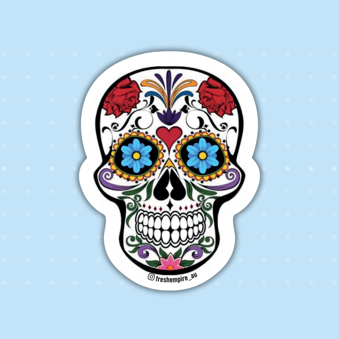 Sugar Skull Car Air Freshener