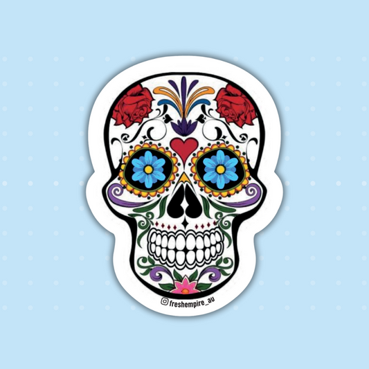 Sugar Skull Car Air Freshener